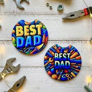 Best Dad Car Coasters